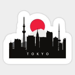 Tokyo Horizon: City Skyline Japan Souvenir Sticker